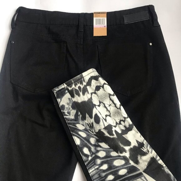 Dkny Jegging Artist Pant Modern Print Sz 06 Animal Print - Picture 5 of 5